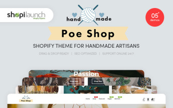 PoeShop - for Handmade Artisans Shopify Theme
