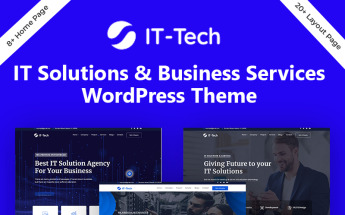 WordPress Theme namens "IT-Tech IT Solution & Business Service" #98853