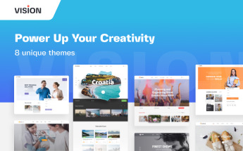 "Vision - Responsive Multipurpose" Responsive Website template №98941