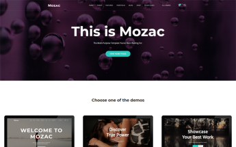 Mozac - Multipurpose HTML5 Website Template