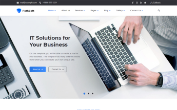 PathSoft - IT Solutions for Your Business Services WordPress Theme