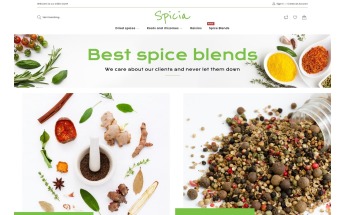 Responsivt Spicia - Spices Online Store Template Magento-tema #99499