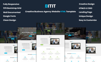 BITIT- Creative Business Agency Website Template