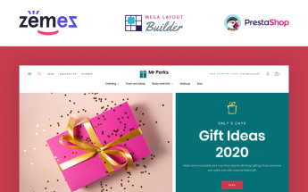 Mr Perks - Gifts Store Template PrestaShop Theme