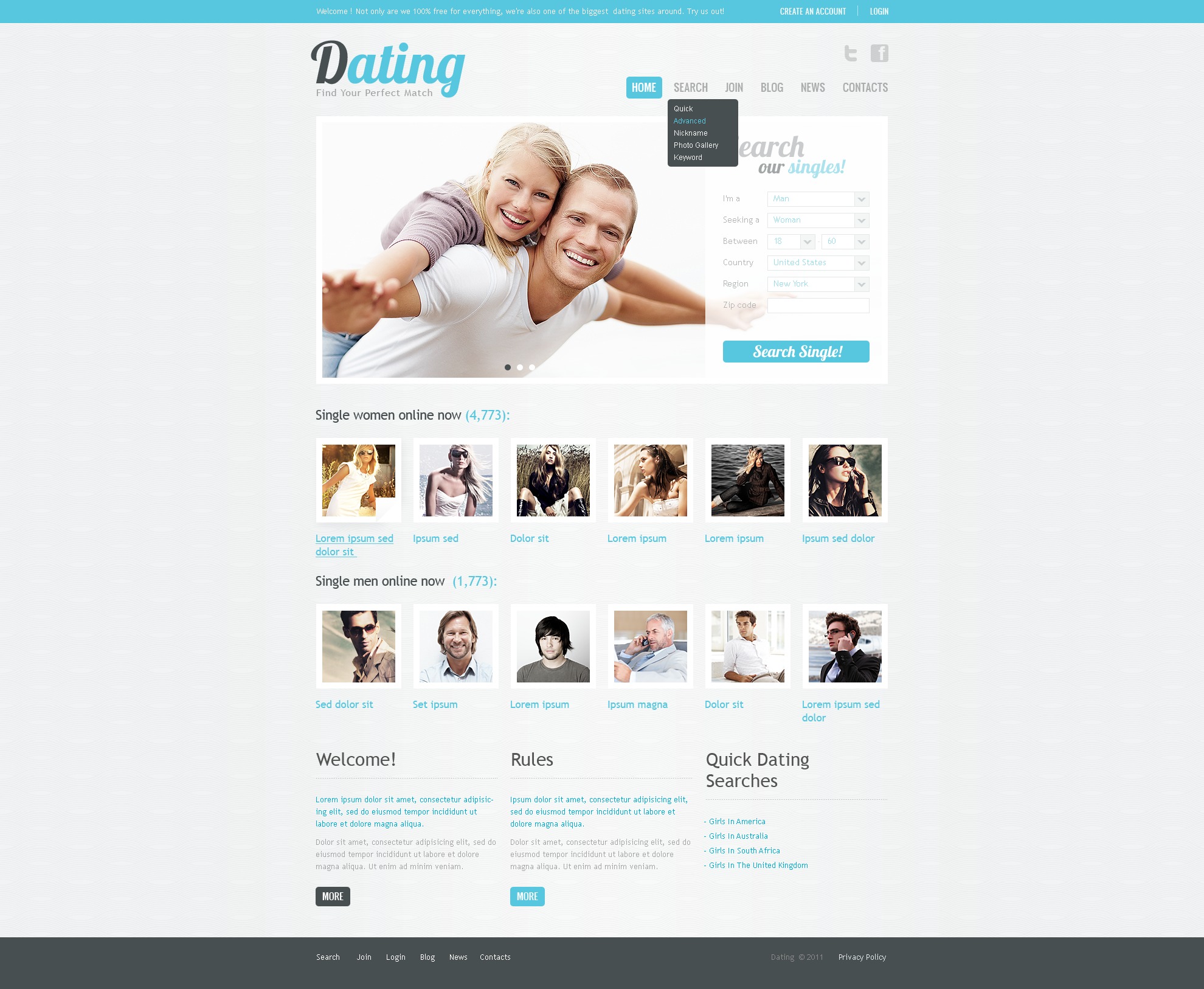 how to start my own dating website for free