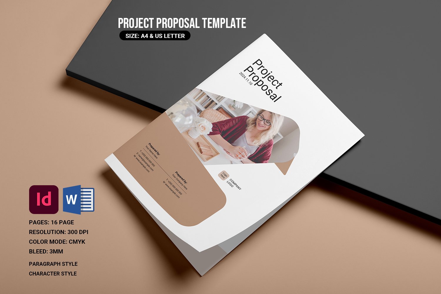 Template #346032 Design Proposal Webdesign Template - Logo template Preview