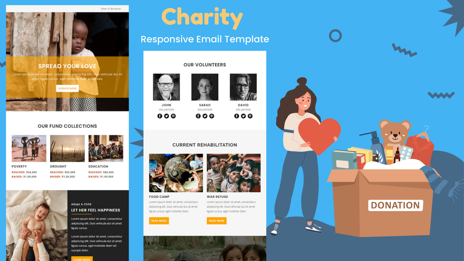 Template #346066 Charity Clean Webdesign Template - Logo template Preview