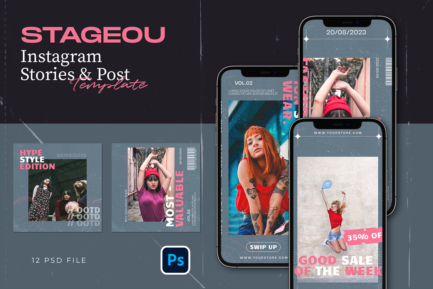 Hype Instagram Template - Stageou