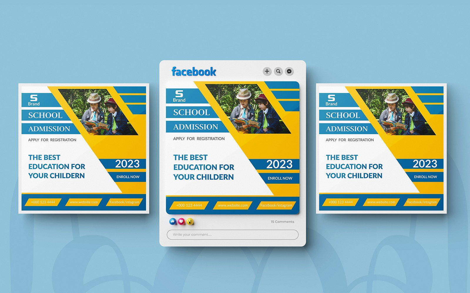 Template #346094 Social Post Webdesign Template - Logo template Preview