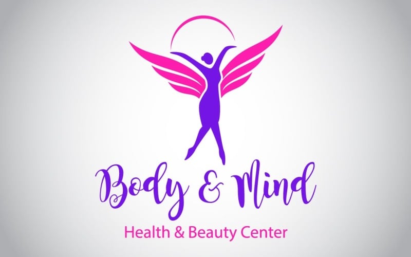 Body and Mind Logo Template