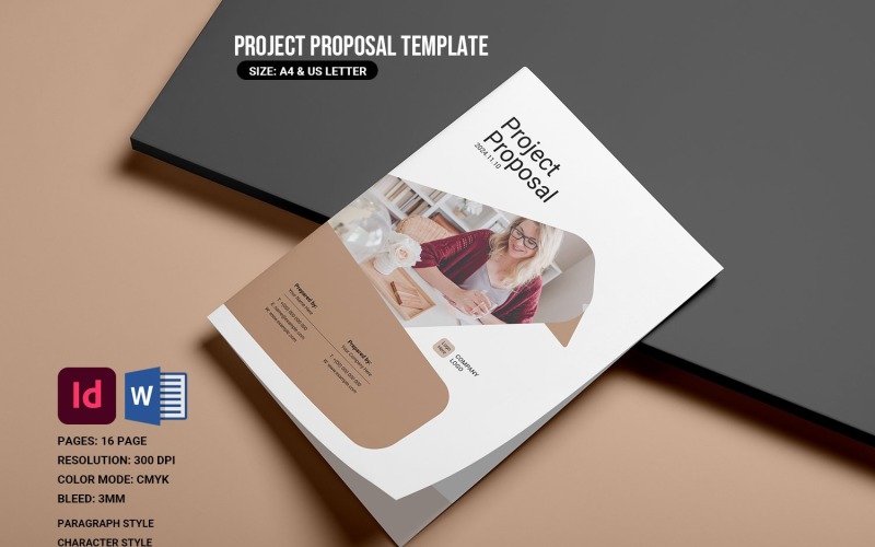 Business Proposal | Project Proposal . Word and Indesign Corporate Identity