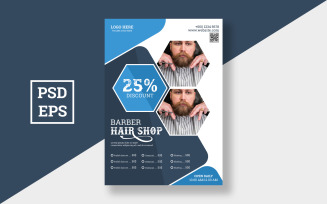 Corporate barbershop flyer design