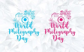 World Photography Day logo Design - Brand Identity