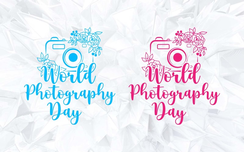 World Photography Day logo Design - Brand Identity Logo Template