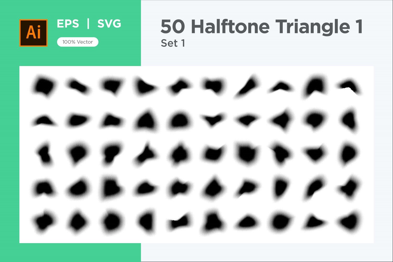 Kit Graphique #346174 Triangle Halftone Divers Modles Web - Logo template Preview