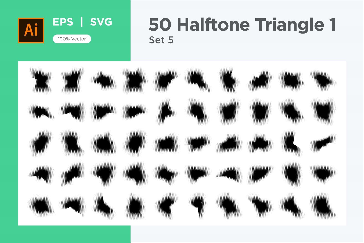 Kit Graphique #346178 Triangle Halftone Divers Modles Web - Logo template Preview