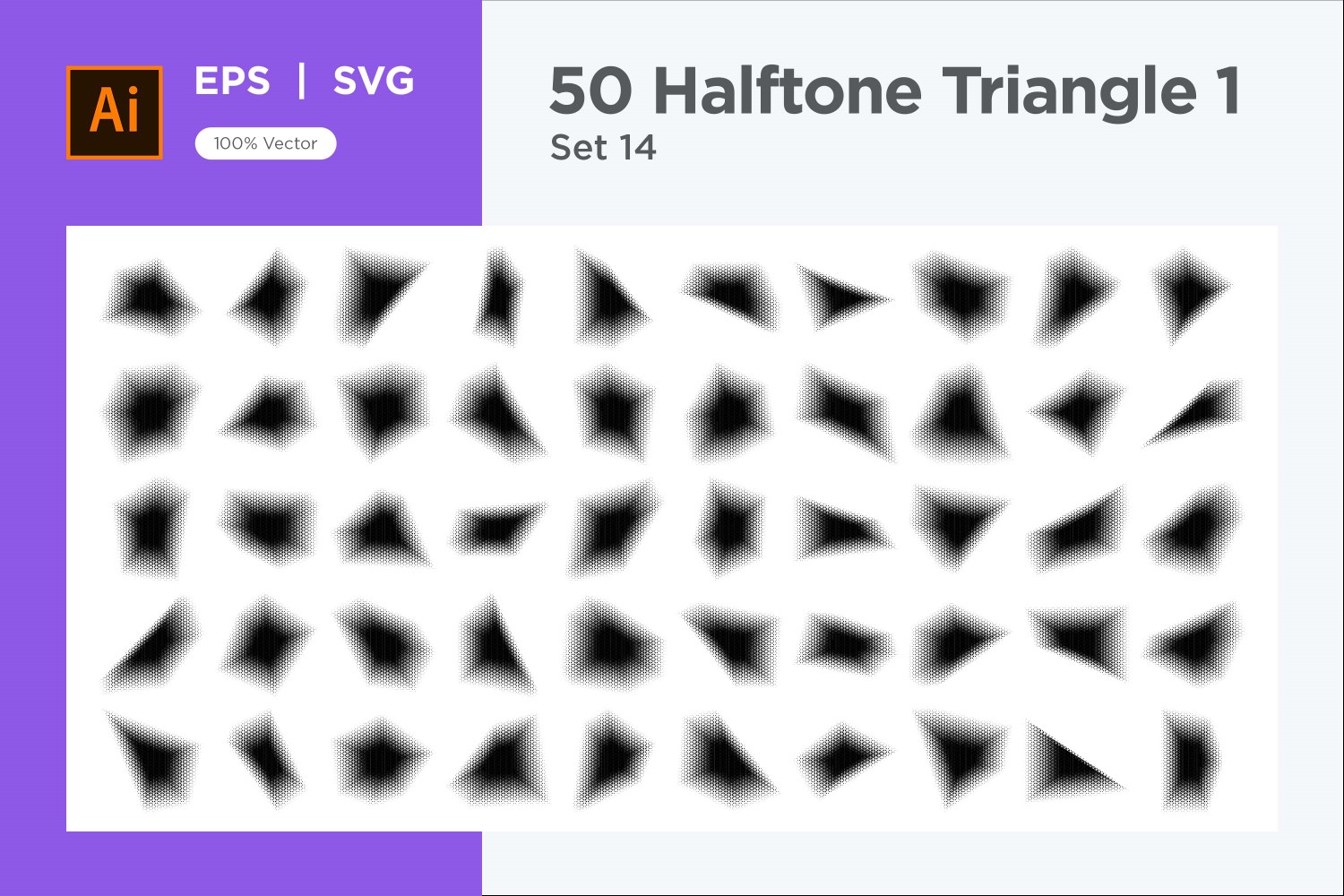 Kit Graphique #346188 Triangle Halftone Divers Modles Web - Logo template Preview