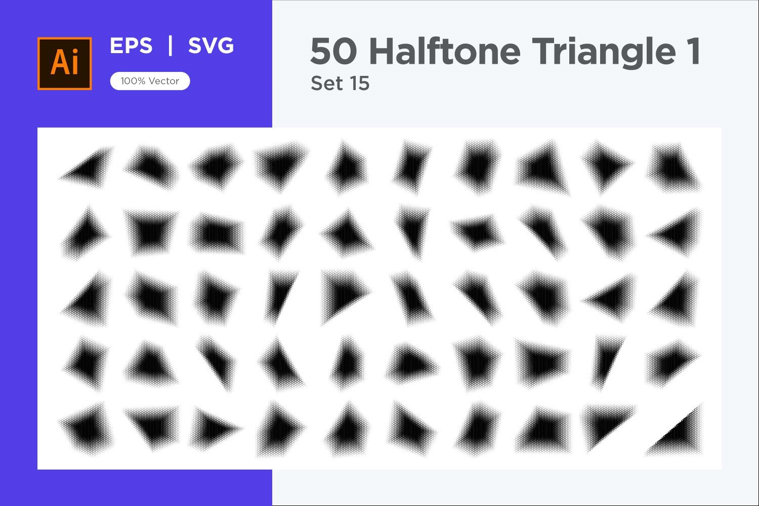 Kit Graphique #346189 Triangle Halftone Divers Modles Web - Logo template Preview