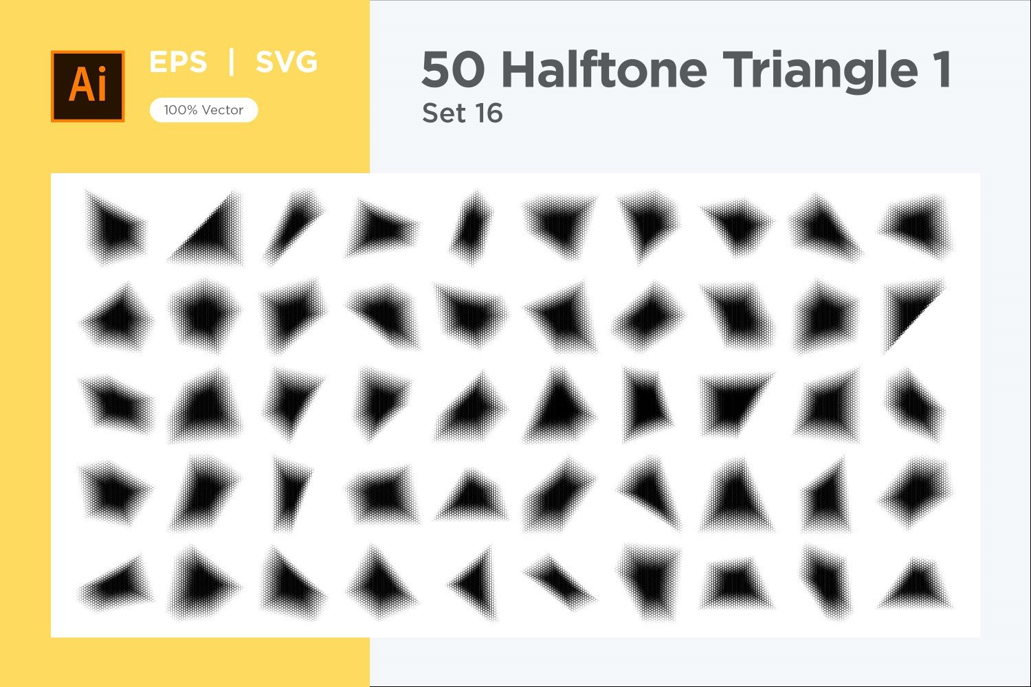 Kit Graphique #346190 Triangle Halftone Divers Modles Web - Logo template Preview