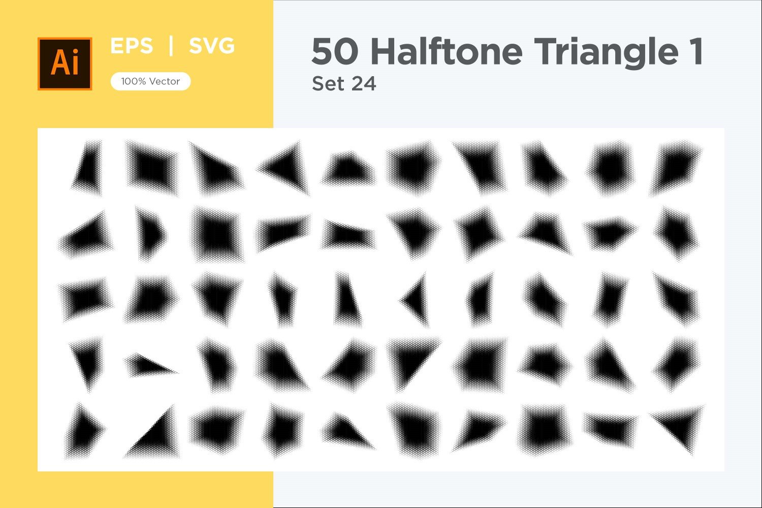 Kit Graphique #346201 Triangle Halftone Divers Modles Web - Logo template Preview