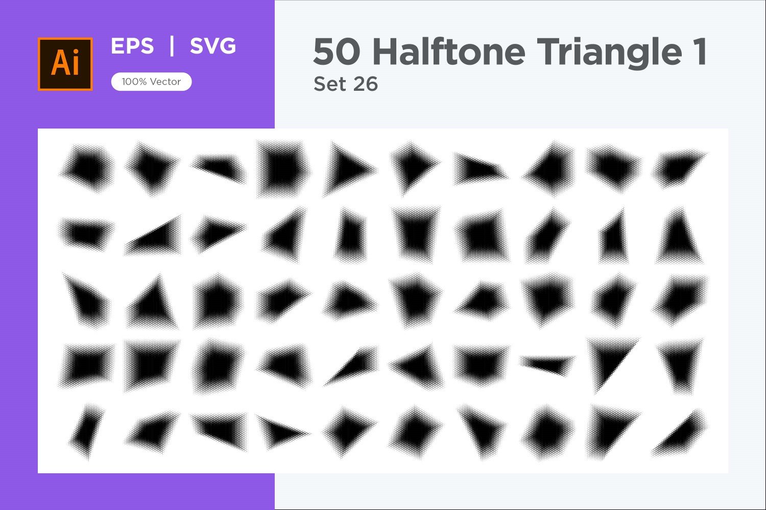 Kit Graphique #346204 Triangle Halftone Divers Modles Web - Logo template Preview
