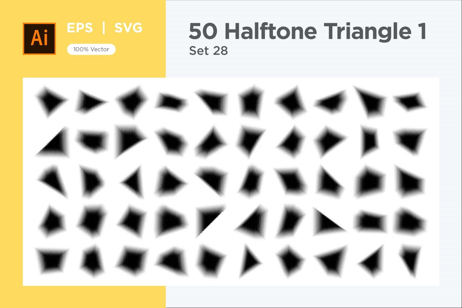 Kit Graphique #346207 Triangle Halftone Divers Modles Web - Logo template Preview