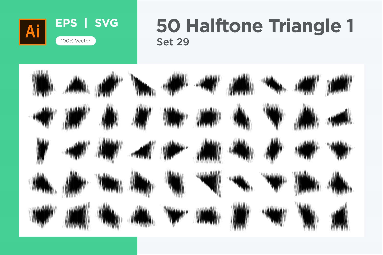 Kit Graphique #346208 Triangle Halftone Divers Modles Web - Logo template Preview