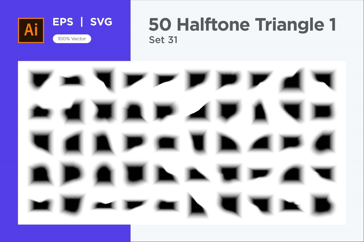 Kit Graphique #346211 Triangle Halftone Divers Modles Web - Logo template Preview