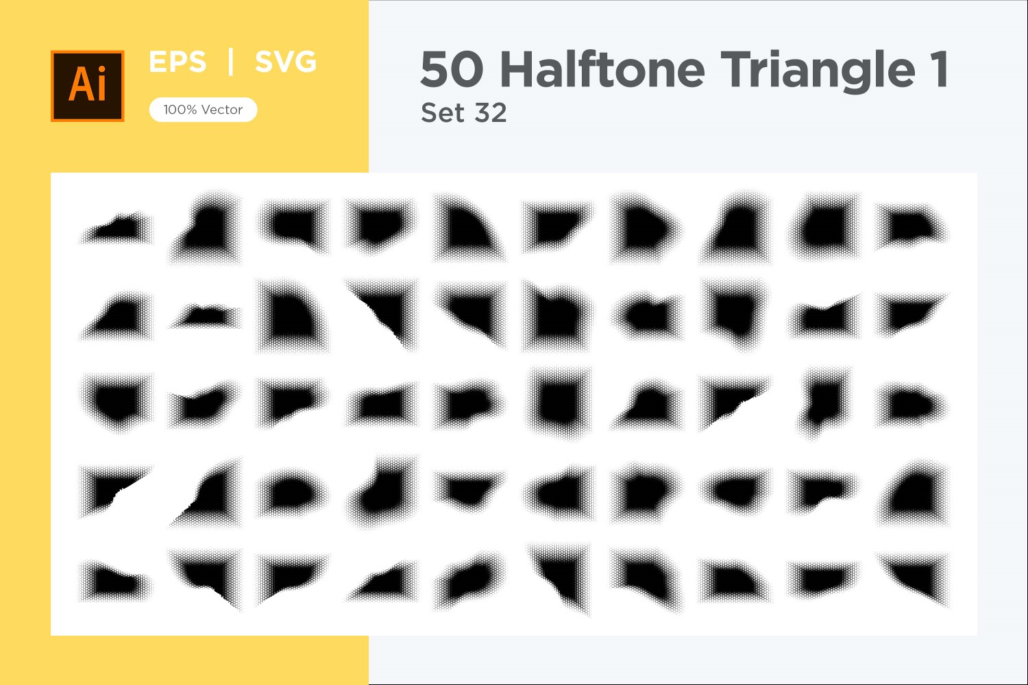 Kit Graphique #346213 Triangle Halftone Divers Modles Web - Logo template Preview