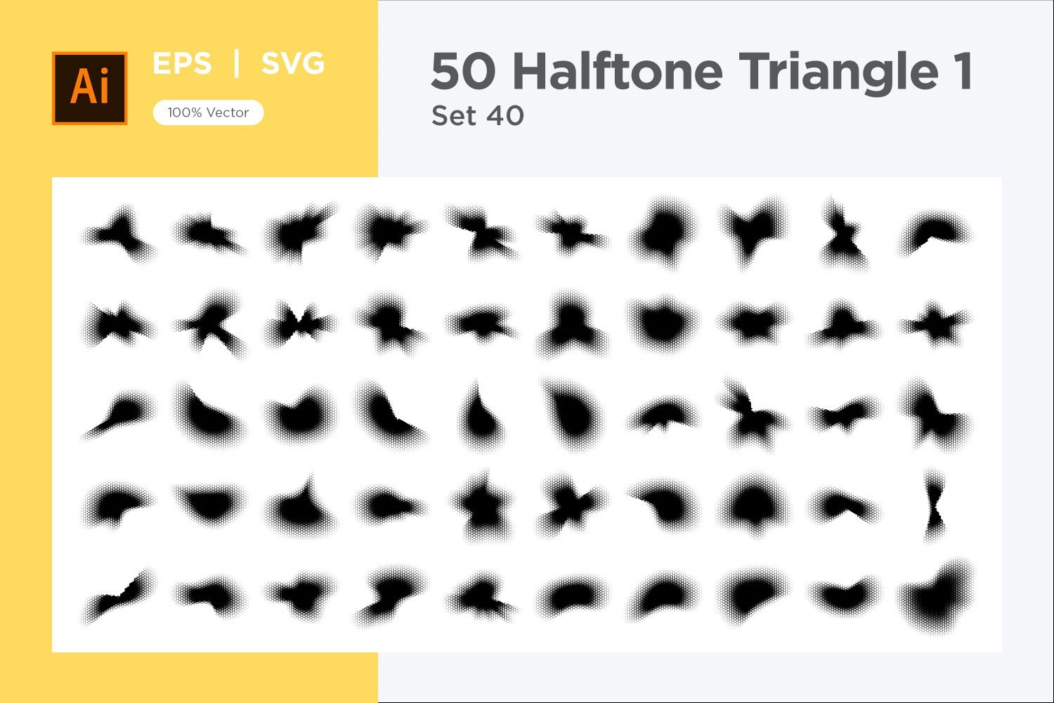 Kit Graphique #346224 Triangle Halftone Divers Modles Web - Logo template Preview