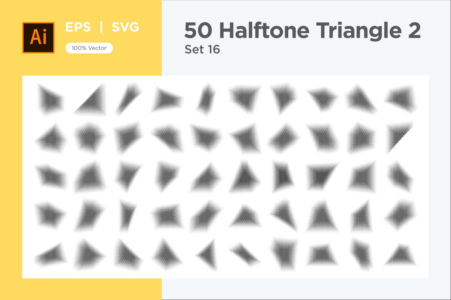 Kit Graphique #346291 Triangle Halftone Divers Modles Web - Logo template Preview