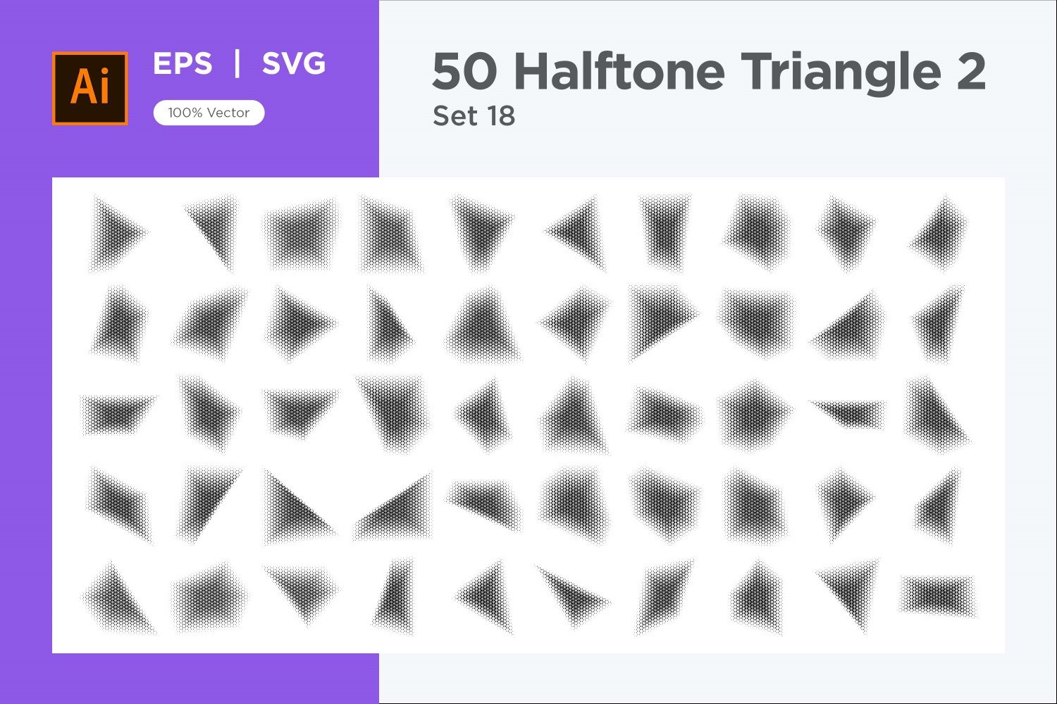 Kit Graphique #346293 Triangle Halftone Divers Modles Web - Logo template Preview