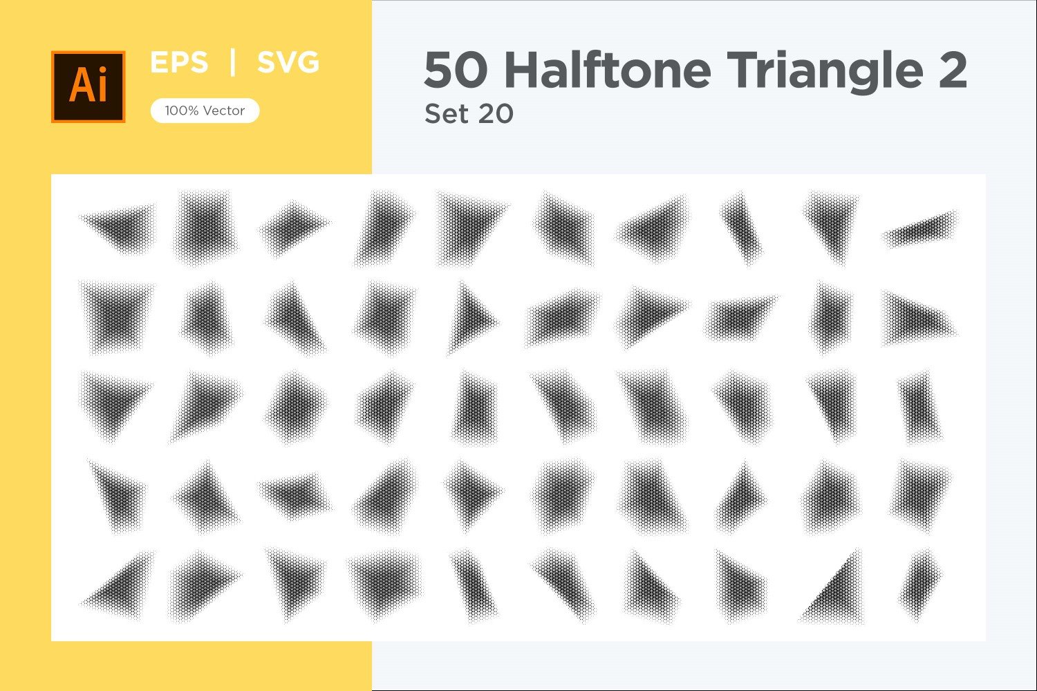 Kit Graphique #346295 Triangle Halftone Divers Modles Web - Logo template Preview