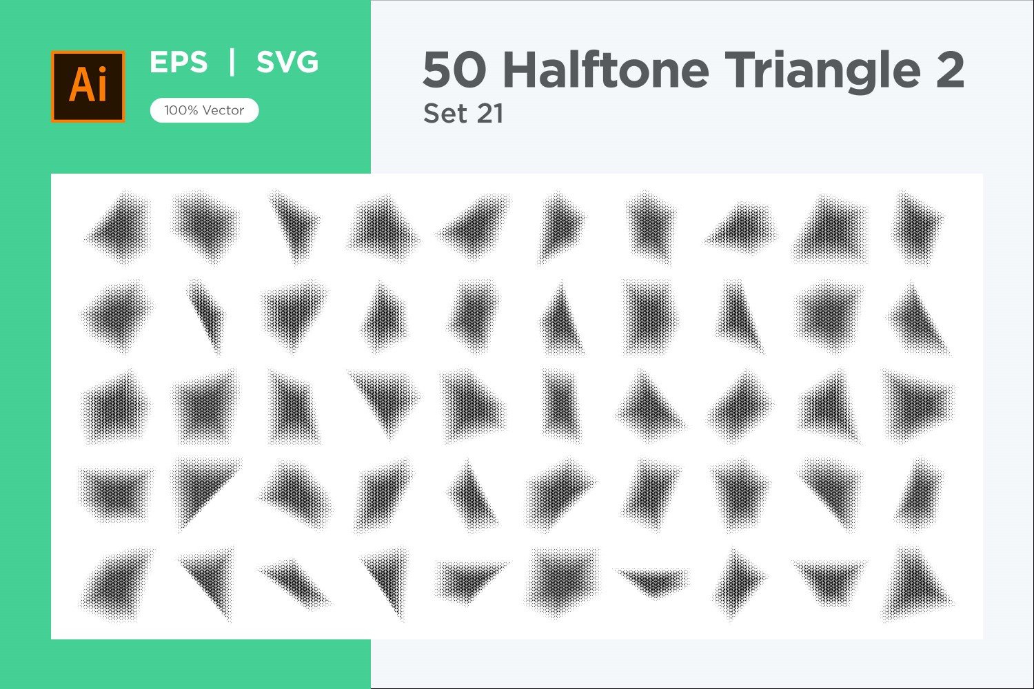 Kit Graphique #346296 Triangle Halftone Divers Modles Web - Logo template Preview