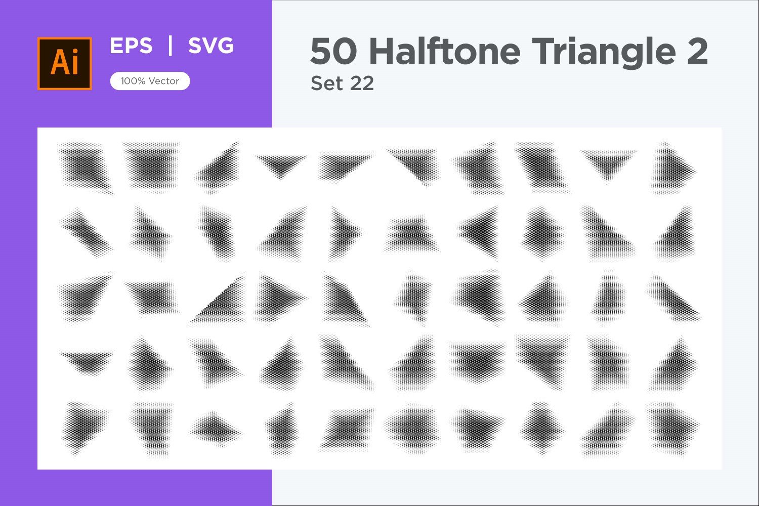 Kit Graphique #346297 Triangle Halftone Divers Modles Web - Logo template Preview
