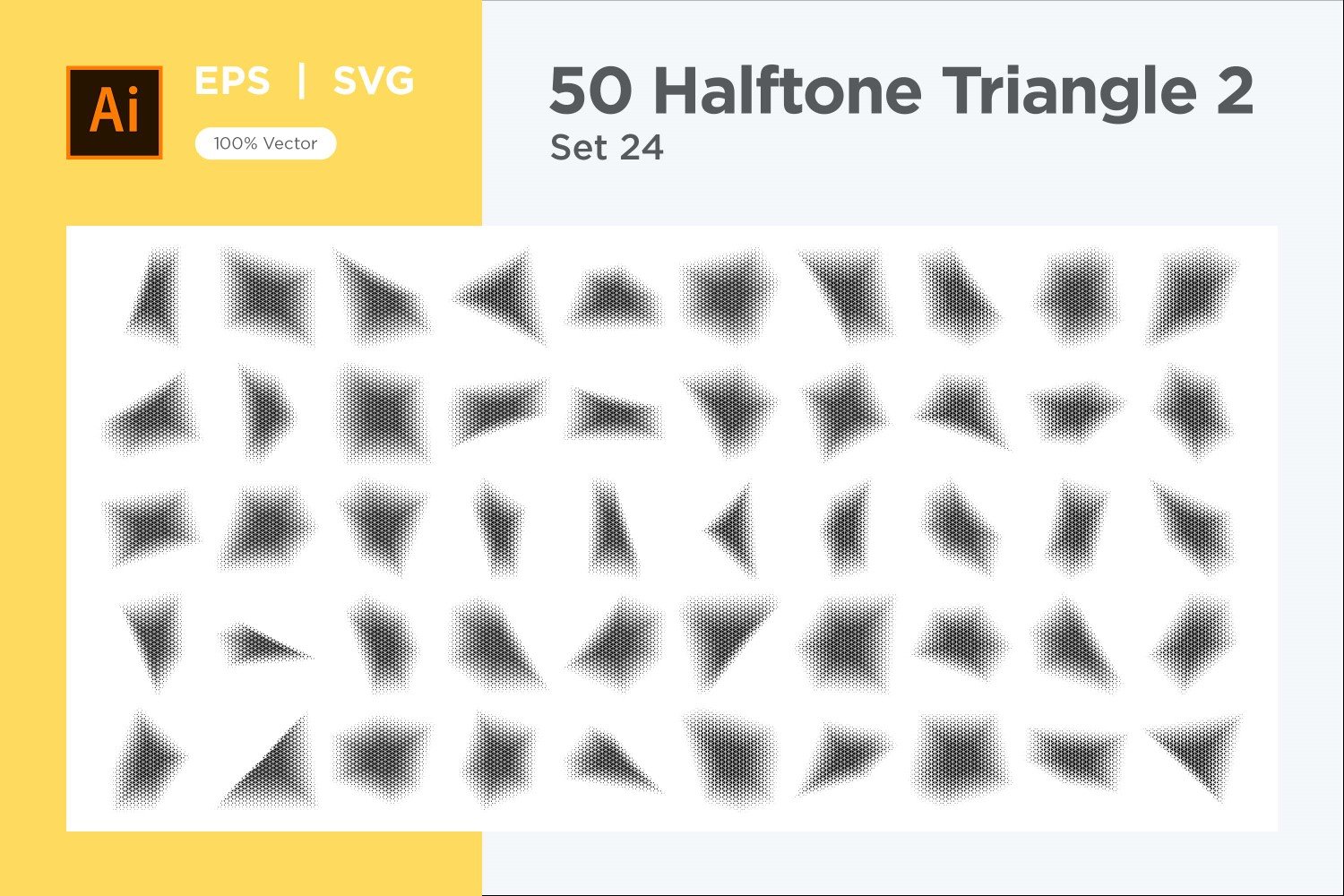 Kit Graphique #346299 Triangle Halftone Divers Modles Web - Logo template Preview