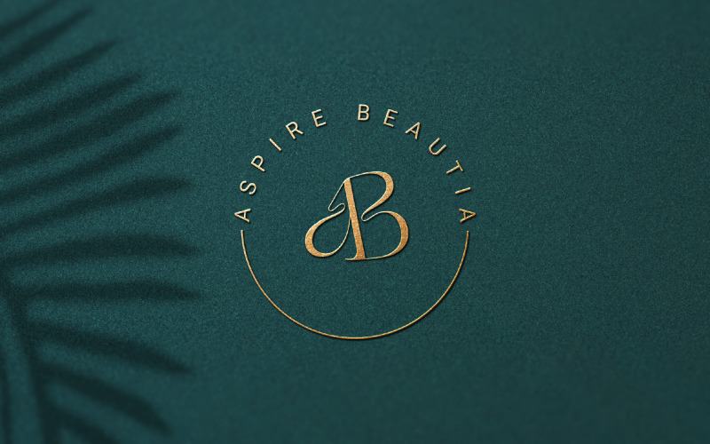 Letter AB fashion beauty logo design template Logo Template