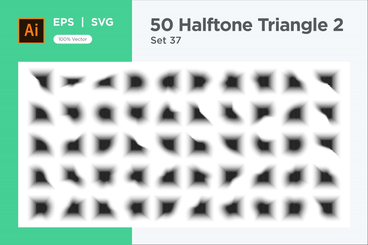 Kit Graphique #346312 Triangle Halftone Divers Modles Web - Logo template Preview