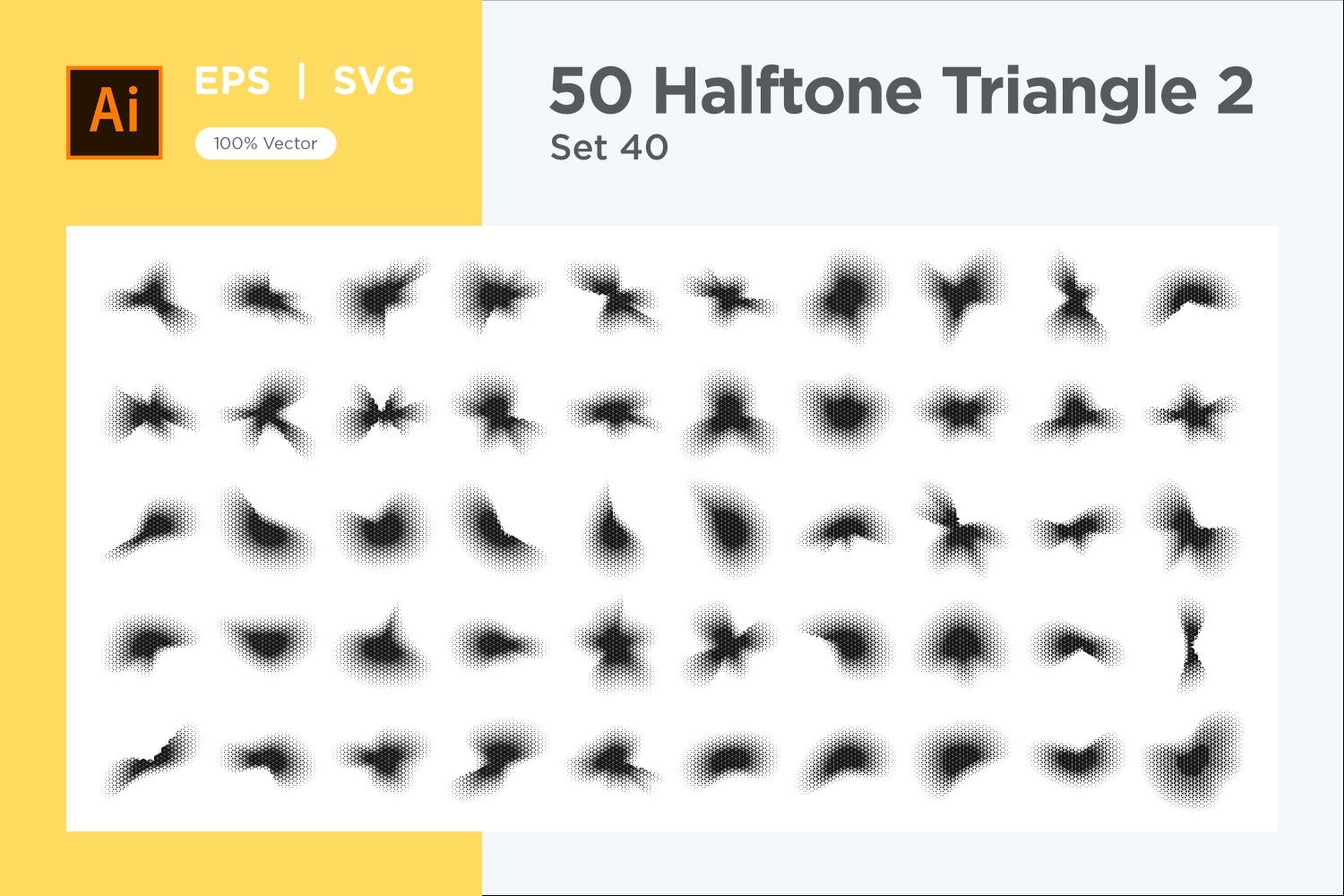 Kit Graphique #346315 Triangle Halftone Divers Modles Web - Logo template Preview