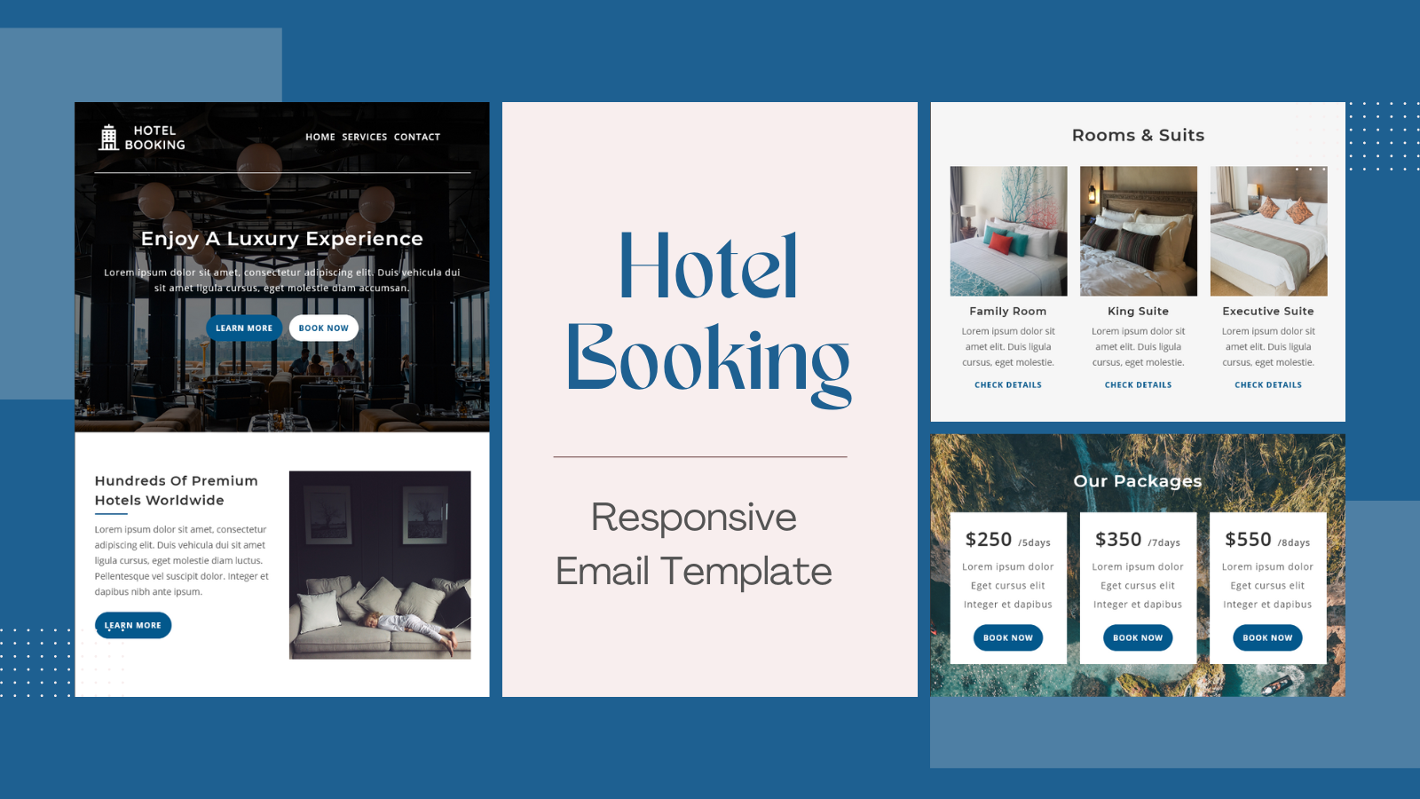 Hotel Booking – Multipurpose Responsive Email Template