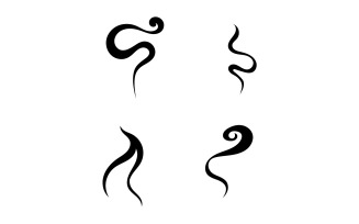 Smoke vape logo icon template design element v18