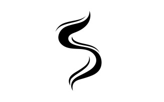 Smoke vape logo icon template design element v2