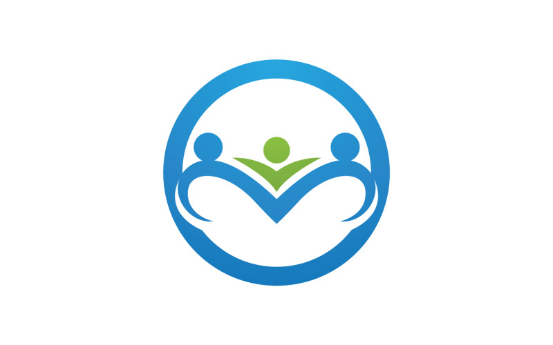 Family care health people and team business success logo v2 Logo Template