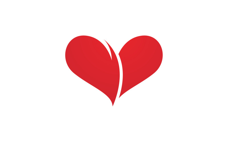 Love heart family logo support template v3 Logo Template