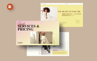 Service & Pricing Guide PowerPoint presentation template