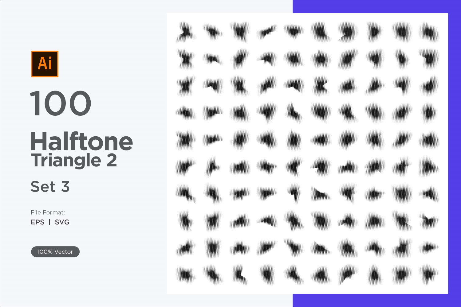 Kit Graphique #346552 Triangle Halftone Divers Modles Web - Logo template Preview