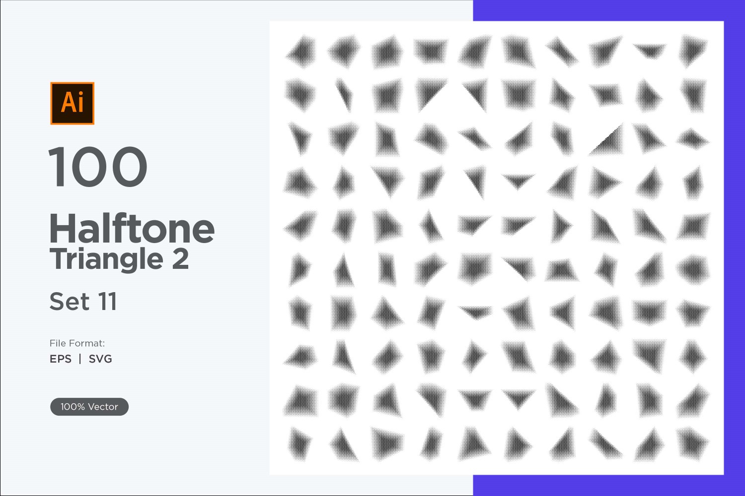 Kit Graphique #346561 Triangle Halftone Divers Modles Web - Logo template Preview