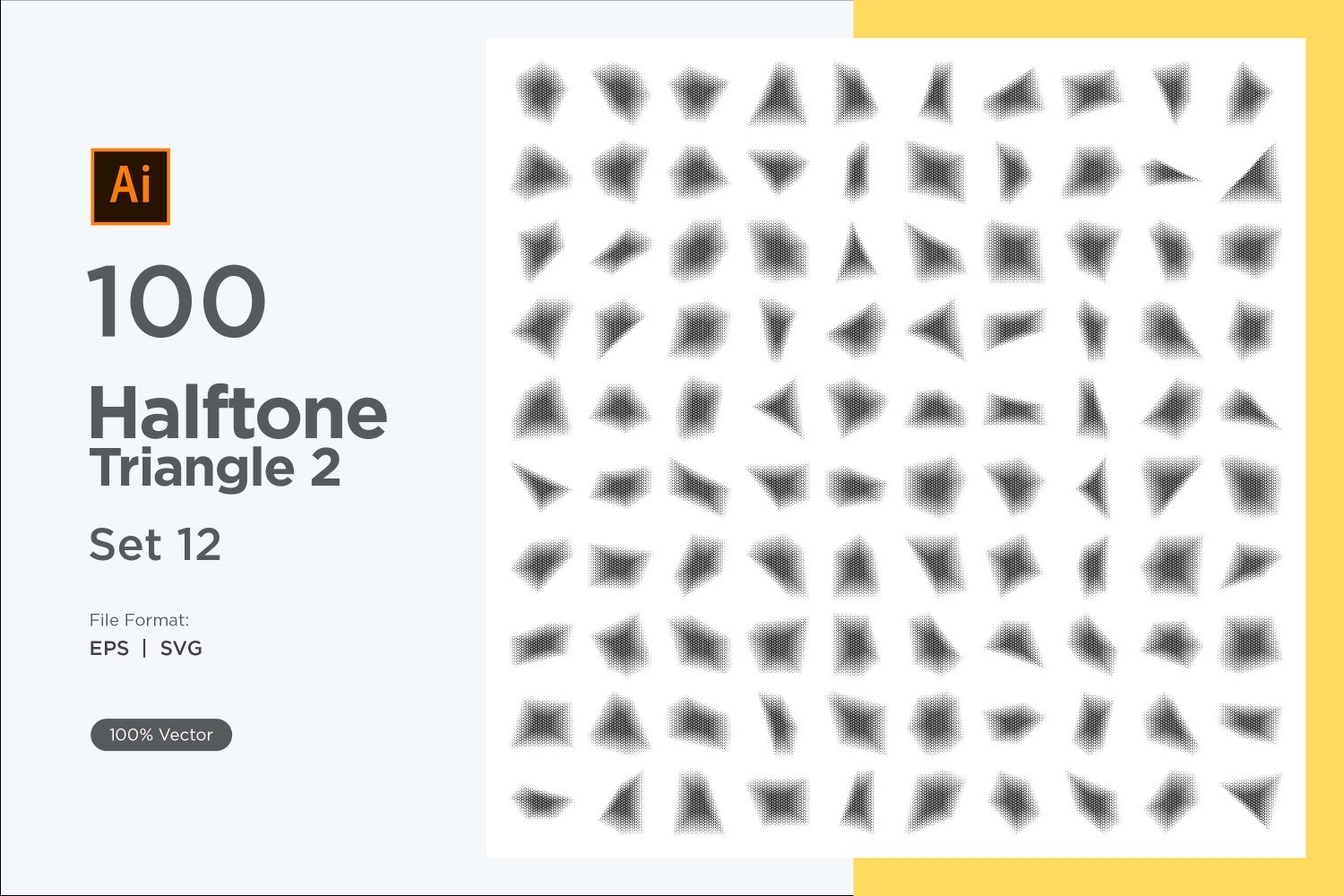 Kit Graphique #346562 Triangle Halftone Divers Modles Web - Logo template Preview