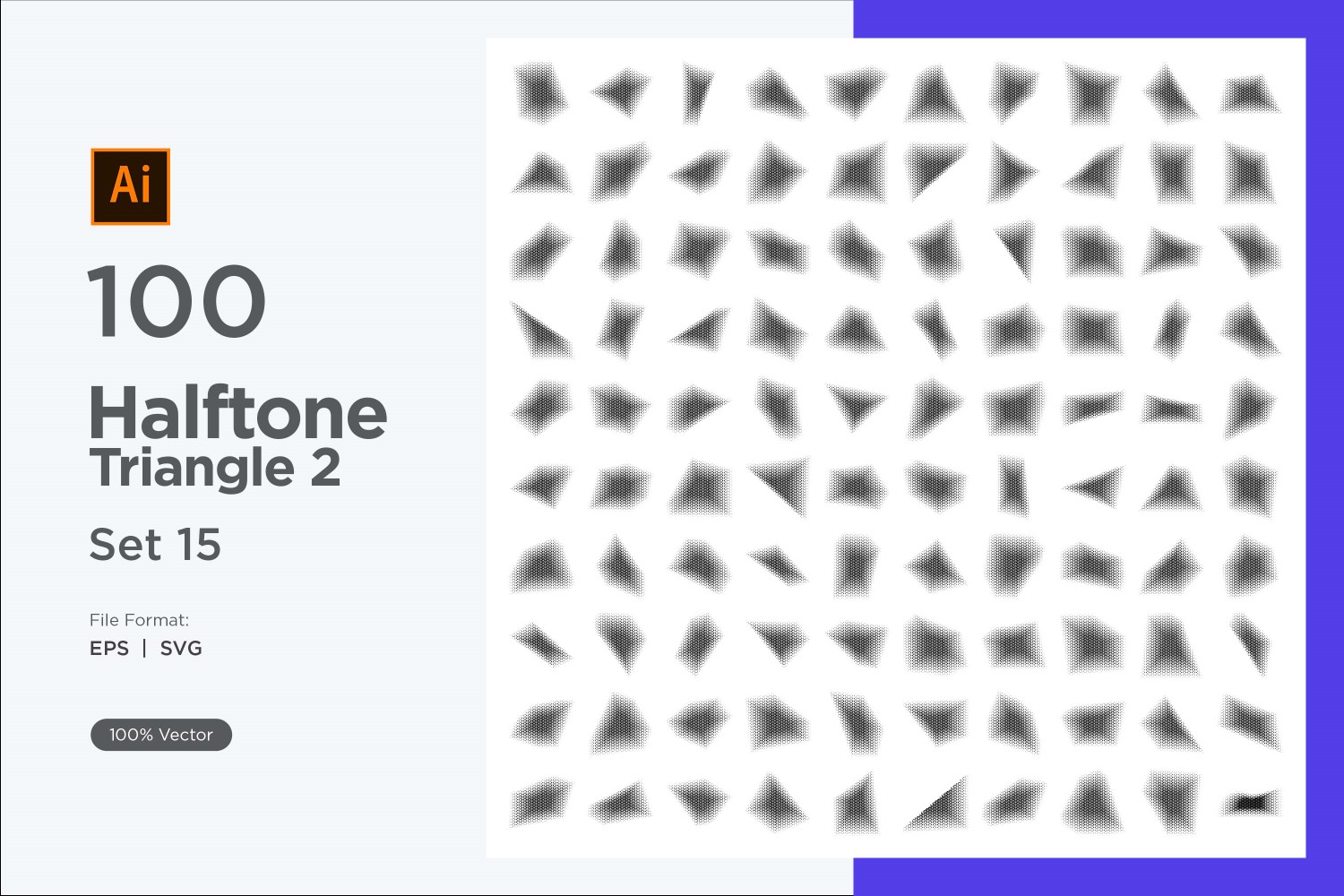 Kit Graphique #346565 Triangle Halftone Divers Modles Web - Logo template Preview