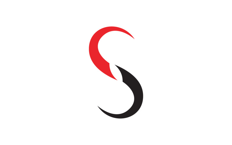 Business letter s initial logo v2 Logo Template